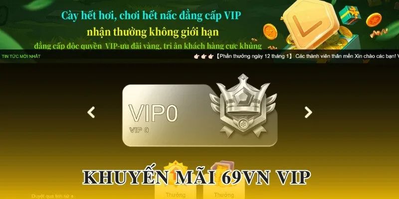 Thông tin mới nhất về ưu đãi dành cho VIP